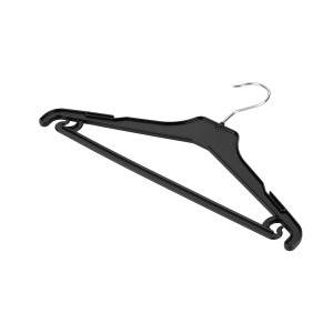 Wieszak - 10 szt. 35 cm mocny premium plastikowy wiszący z poprzeczką - uniwersalne wieszaki do szafy