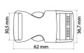 KLAMRA 100 szt. 30mm premium łączniki plastikowe, opakowanie